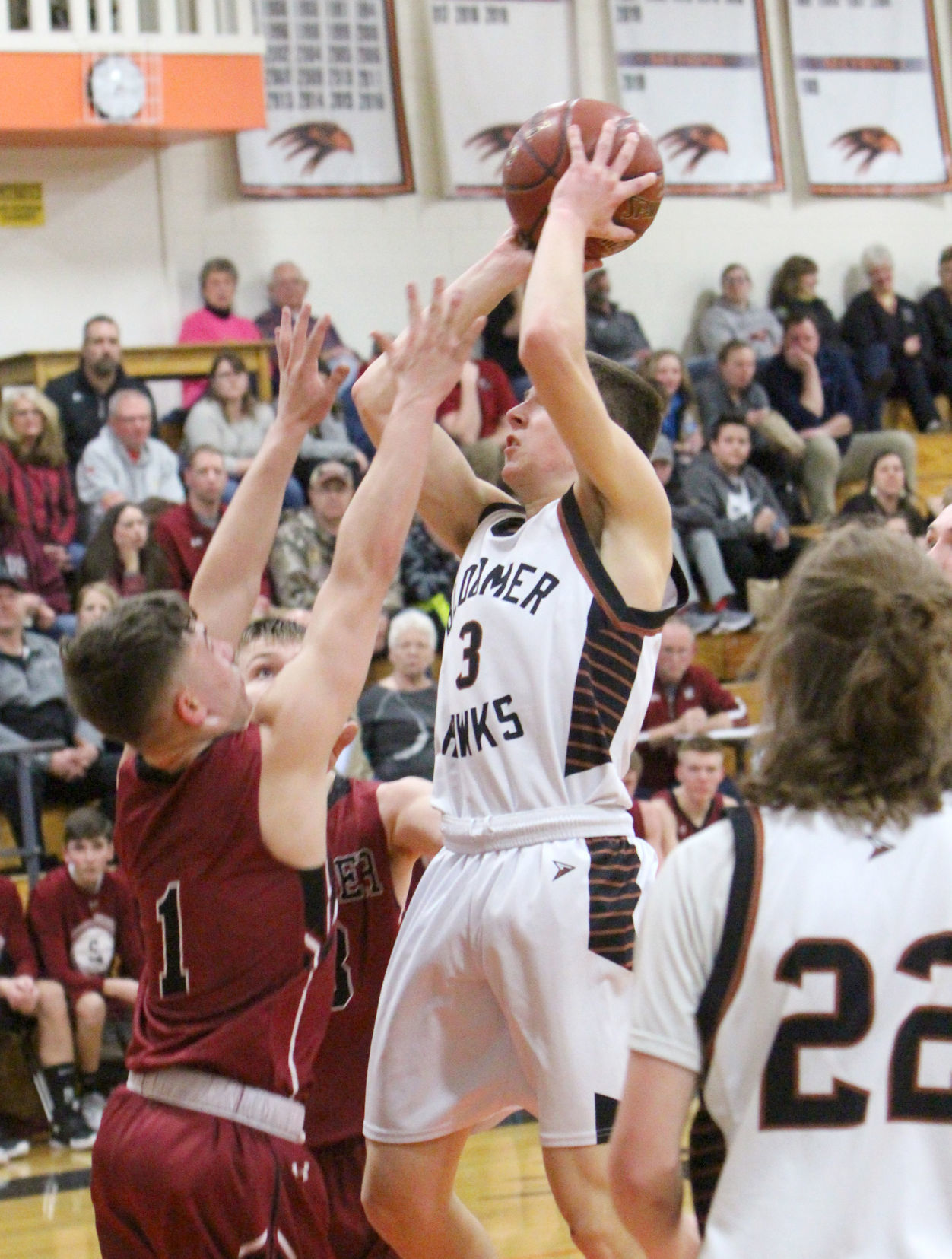 Spooner at Bloomer boys basketball 3-3-20